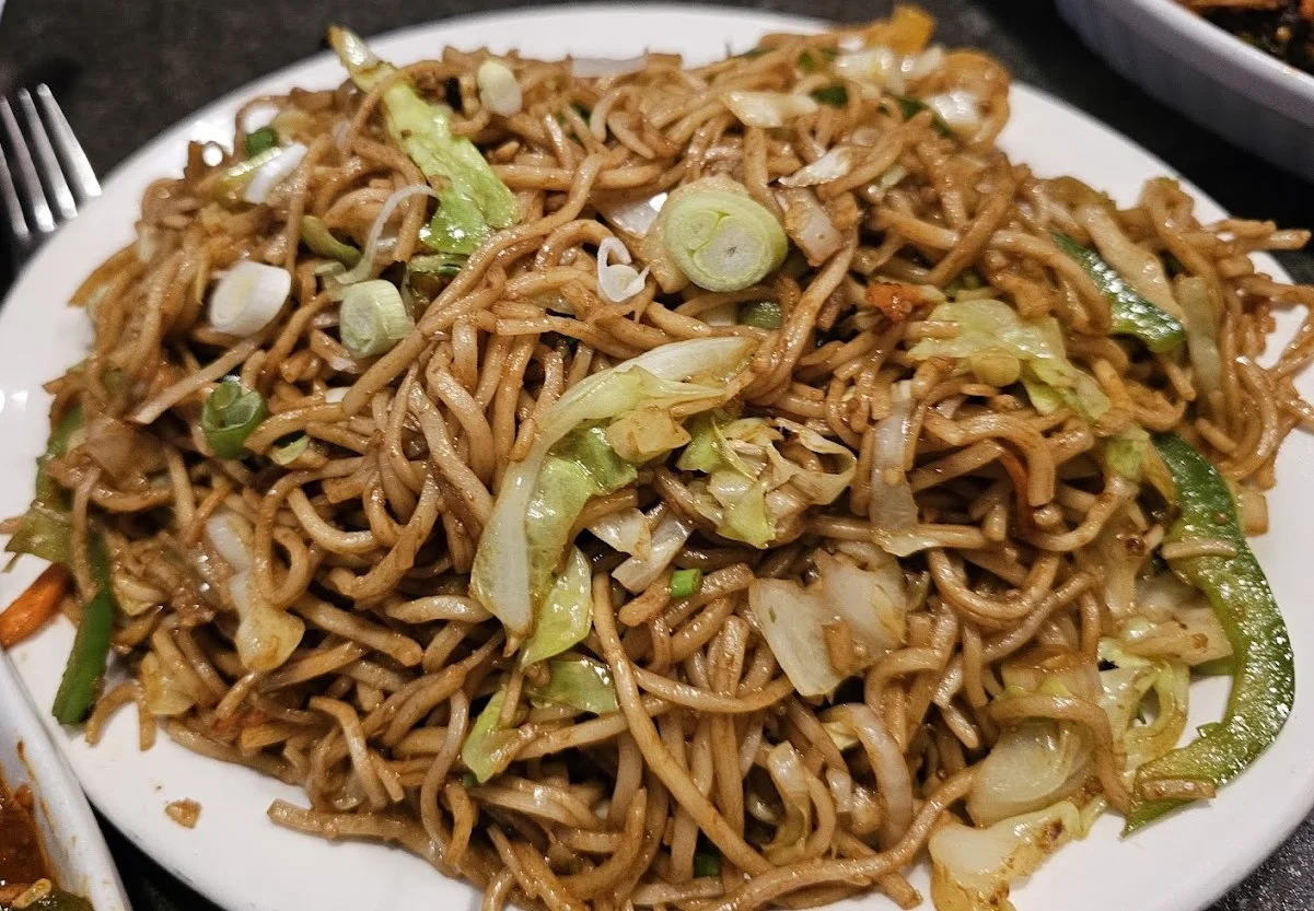 Indo-Chinese fusion dishes at Green Chili Fine Indian Cuisine Calgary